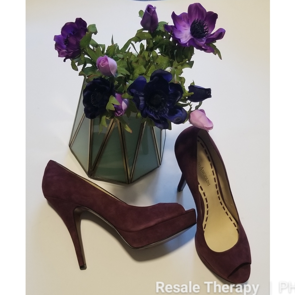 Enzo Angiolini Peep Toe Pumps